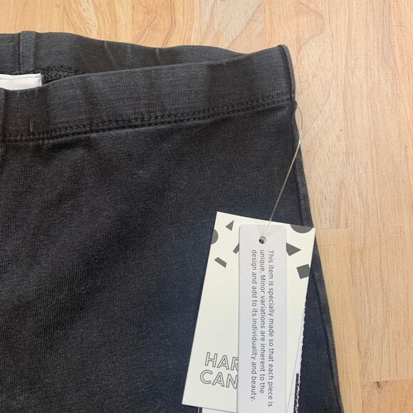 Harper Canyon Black Washed Kids' Moto Stretch Leggings - Picture 4 of 7